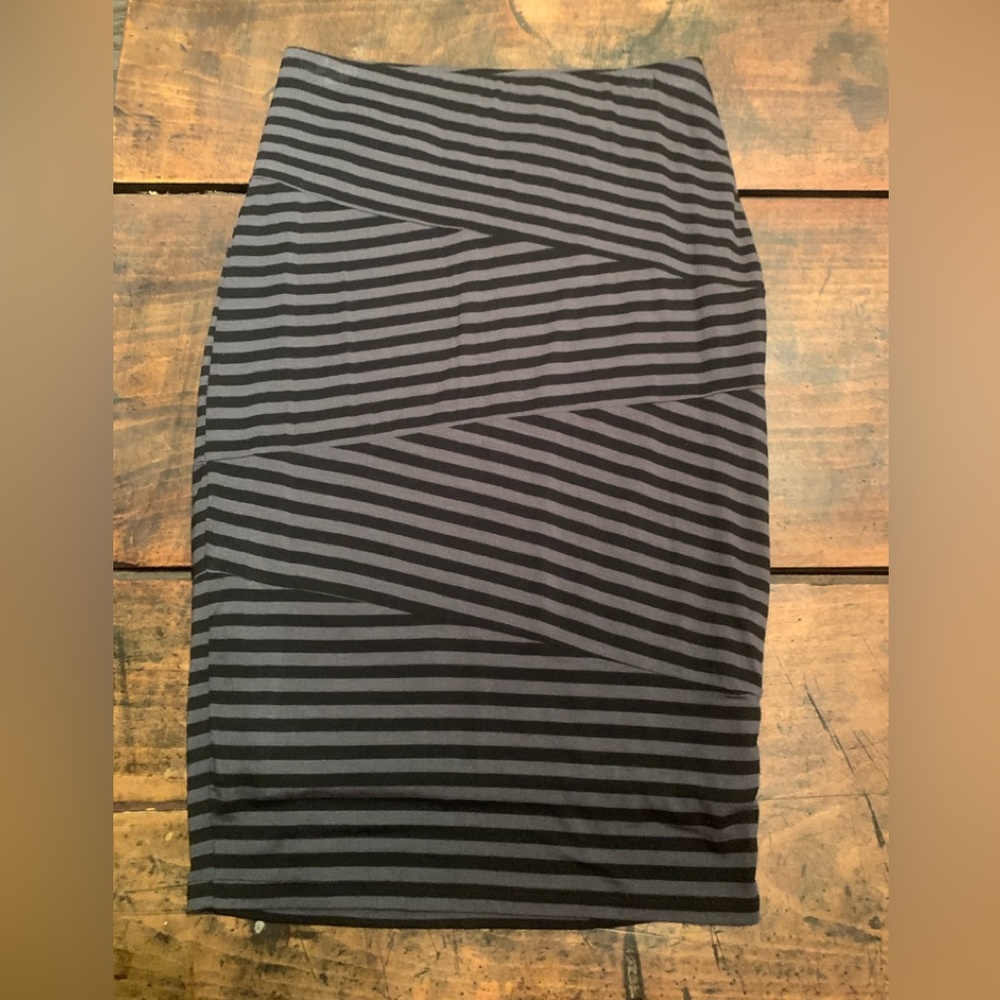 Mossimo Striped Pencil Skirt